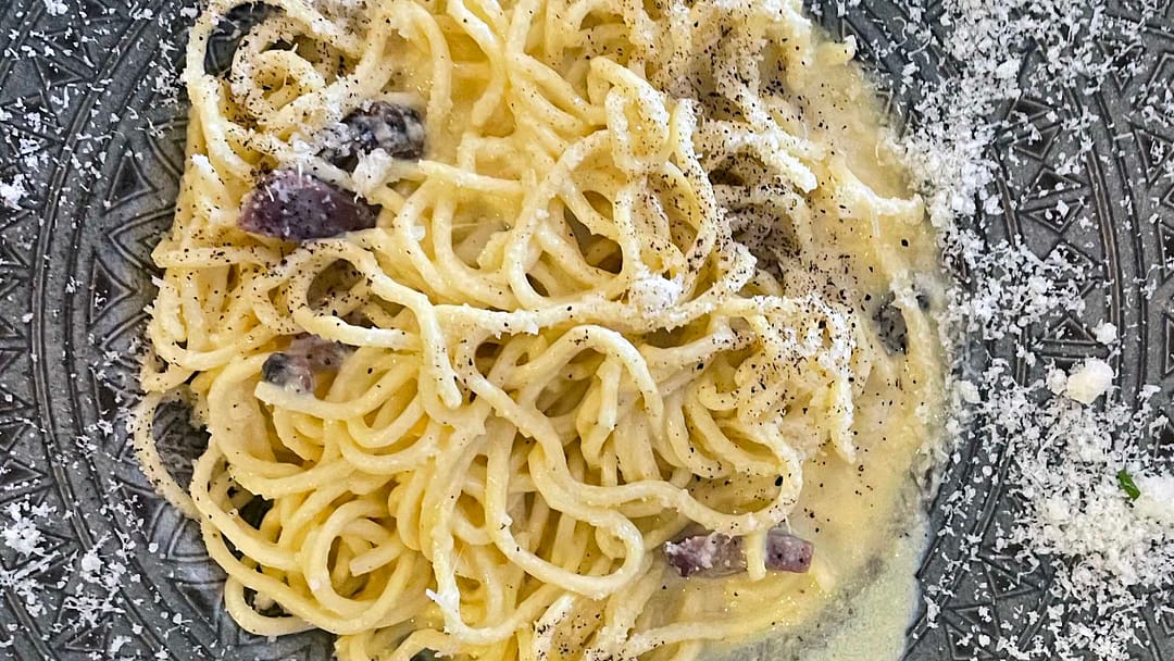 Spaguetti Carbonara. Post Fata Resurgo. El Escorial