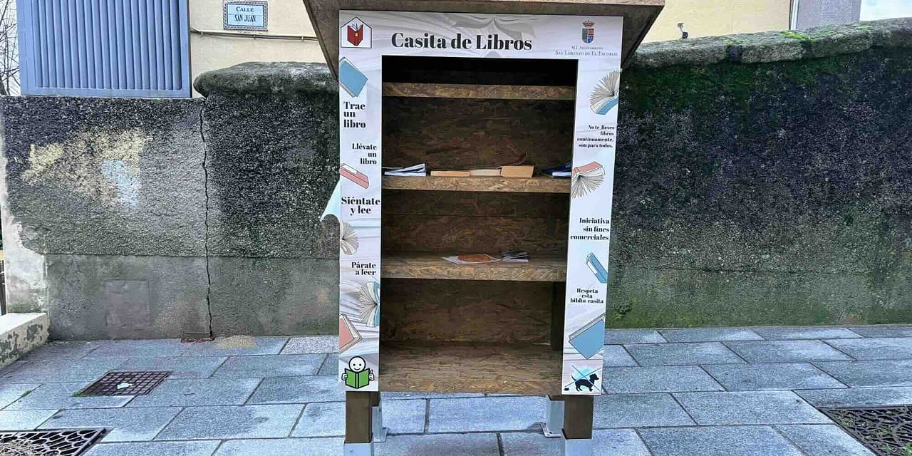 San Lorenzo de El Escorial estrena casitas de libros