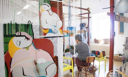 La Escuela Municipal de Tapices de Alto Lizo de San Lorenzo, protagonista en los Días Europeos de la Artesanía